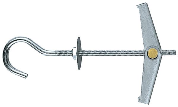 MF-H Складной пружинный анкер с крюком (оцинкованная сталь)